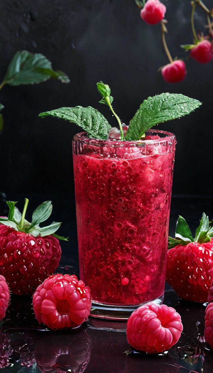 Suco de frutas vermelhas